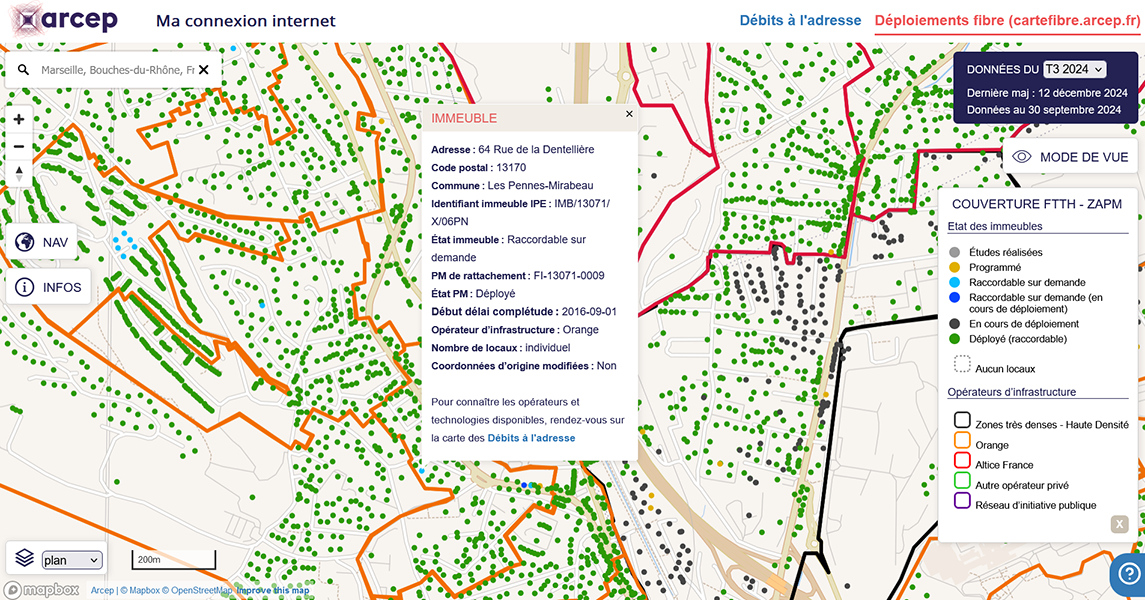 illustration : carte extraite du site Ma connexion internet illustration : carte extraite du site Ma connexion internet