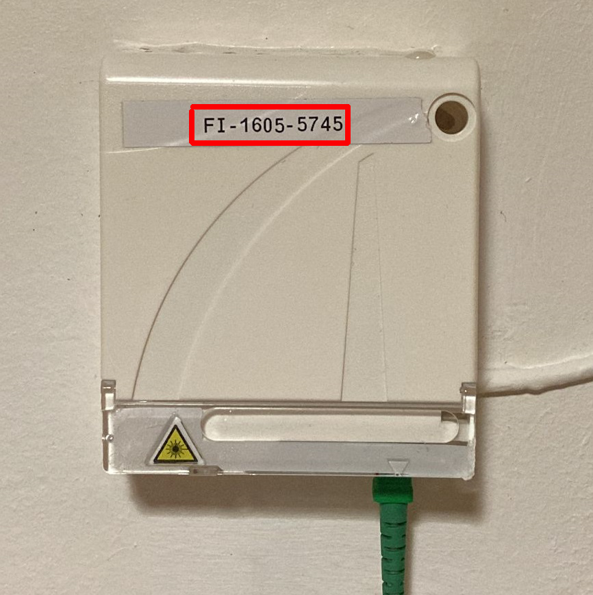 The optical connection point (OCP) 